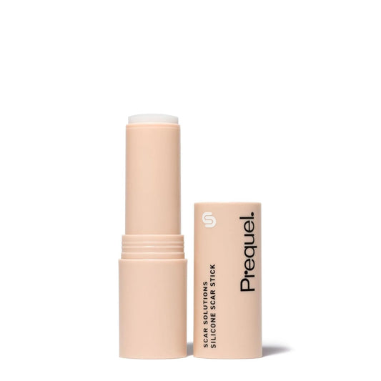 Prequel Skin Scar Solutions 60% Silicone Scar Stick. Thick Solid Velvety Film for Scars. Formula Infused with Centella Asiatica Extracts and Vitamin E. Soothing and Occlusive