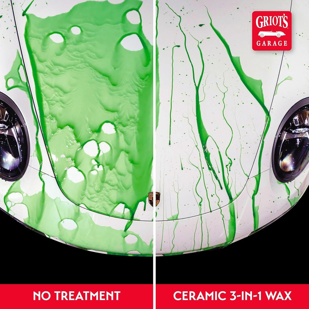 Griot’s Garage Ceramic 3-in-1 Wax, SiO2 Spray for Cars, Trucks, and RV’s, Provides Protection and Water Beading on Paint, Wheels, Plastic, Rubber Trim, Chrome, and More, 10978, 22 oz
