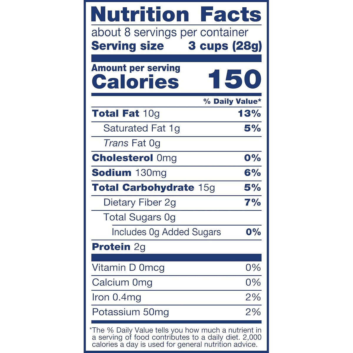 SkinnyPop Popcorn, Original, Whole Grain, Dairy-Free Snack, 8oz Family Size Bag