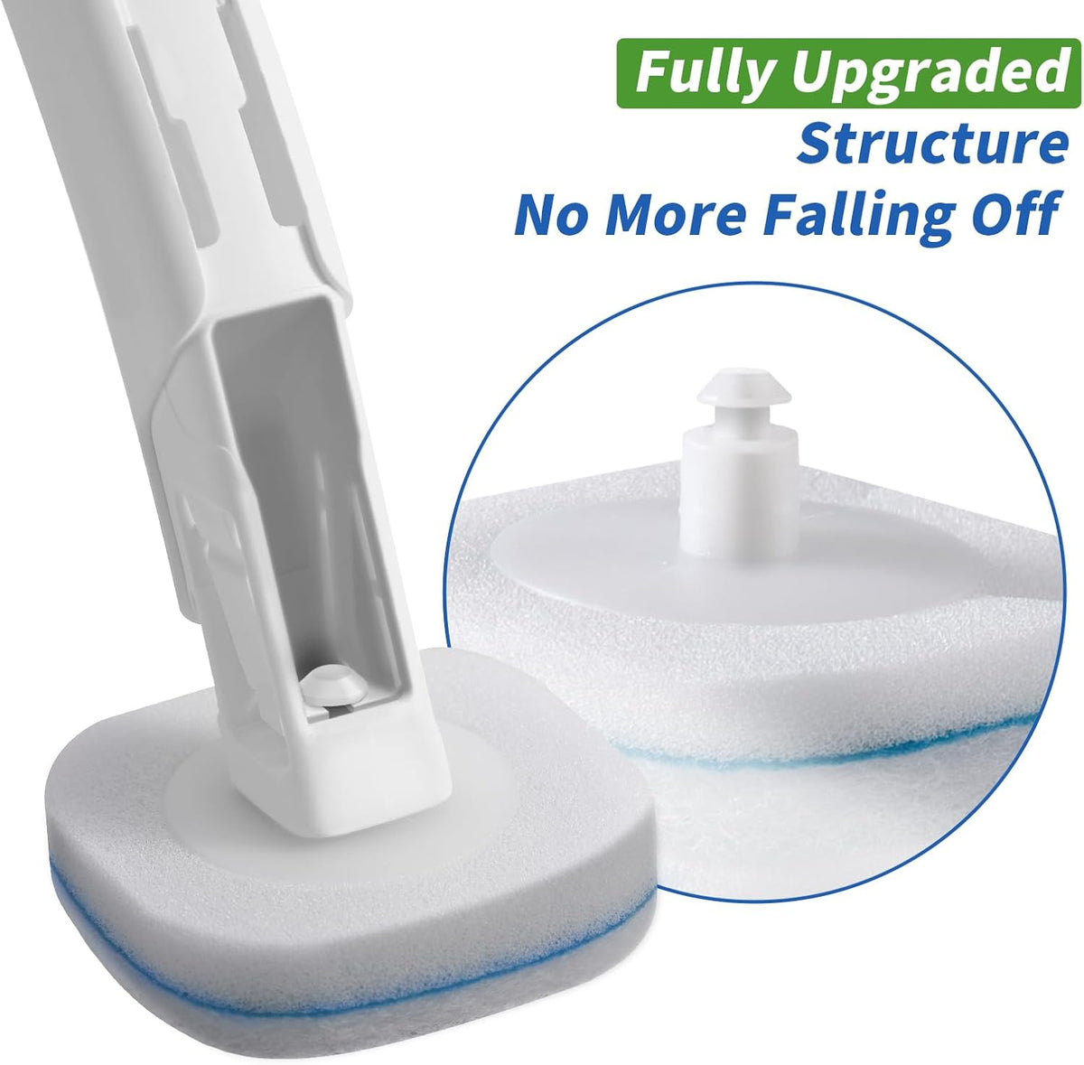 oshang Disposable Toilet Brush - Toilet Bowl Cleaner, Toilet Cleaning Supplies, Toilet Brush with Holder, 14 Refills for Deep Cleaning and Hygienic Bathroom Maintenance