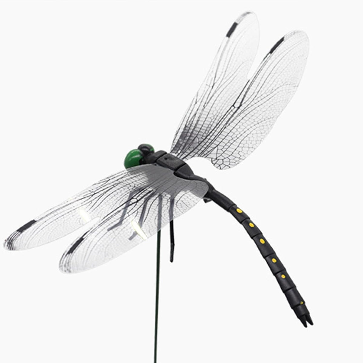 2026 New 40 Pcs Dragon Fly Clips for Bugs Repellent, 3D Artificial Dragonfly Hat Clip, Dragonfly Garden Decor (10PCS)