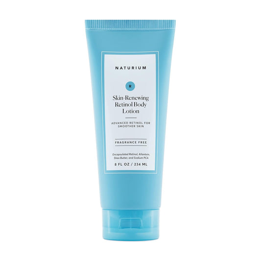 Naturium Skin-Renewing Retinol Body Lotion, Advanced Firming Anti-Aging Skin Care, with Encapsulated Retinol & Shea Butter, 8 oz