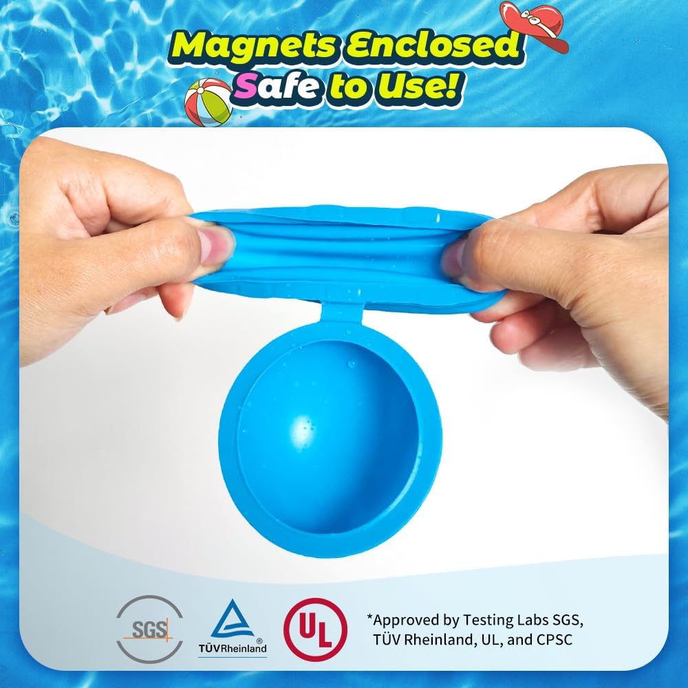 12Pcs Reusable Water Balloons, Pool Beach water Toys for Boys and Girls, Outdoor Summer Toys for Kids Ages 3-12