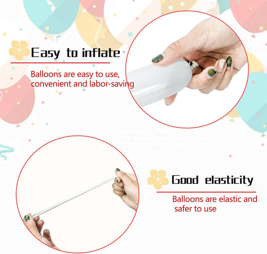100Pcs clear 260 Balloons Clear Long Skinny Latex Balloon for Animal Ballons, Premium Quality Balloons for Beginners Baloons Making Kid's Carnivals Party Decoartion