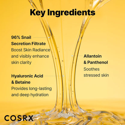 COSRX Snail Mucin Repairing Serum 100ml, Hydrating Serum for Face with Snail Secretion Filtrate for Dull Skin & Fine Lines, Korean Skin Care