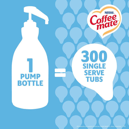 Nestle Coffee mate Coffee Creamer, French Vanilla, Concentrated Liquid Pump Bottle, Non Dairy, No Refrigeration, 50.7 fl oz (Pack of 2)