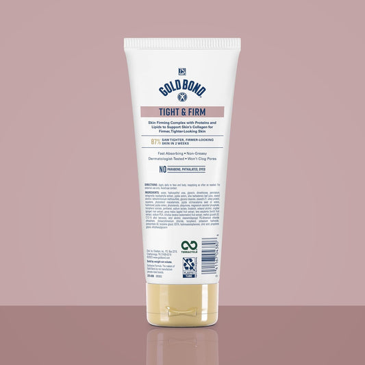 Gold Bond Age Renew Tight & Firm Body & Face Lotion with Proteins & Lipids, Skin Firming Lotion for Aging, Dry Skin, 8 oz.