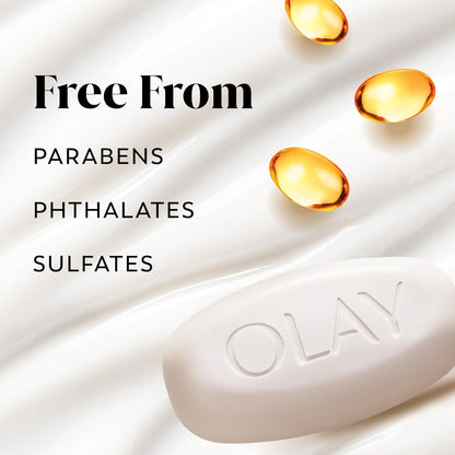 Olay Beauty Bar, Ultra Moisture,10x More Moisturizers, Nourishing Conditioners, Smooth & Gentle on Skin, Vitamin B3 Complex, For All Skin Types, Shea Butter Scent, 3.17 oz, (Pack of 12)
