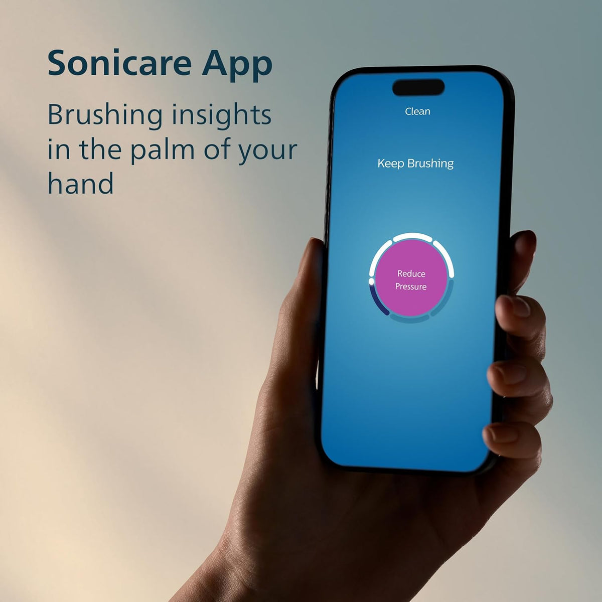 Philips Sonicare 6500 Series Electric Toothbrush - Next-Generation Sonicare Technology, Pressure Sensor, 9 Brushing Settings, SmarTimer, BrushPacer, 21-Day Runtime, Travel Case, White, HX7410/10