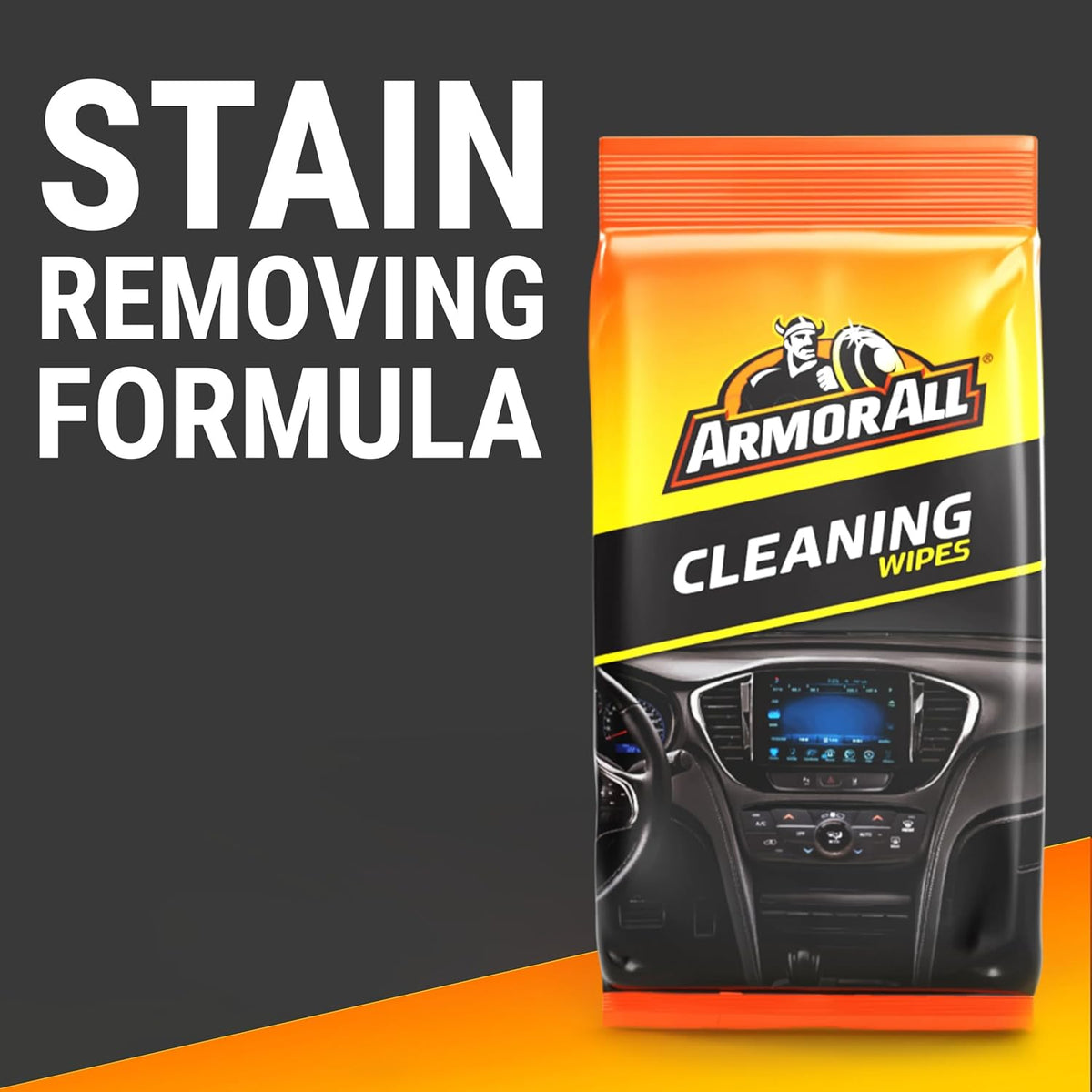 Armor All Car Interior Cleaner Wipes, Interior Cleaning Wipes for Cars, Trucks, Motorcycles, 60 Each