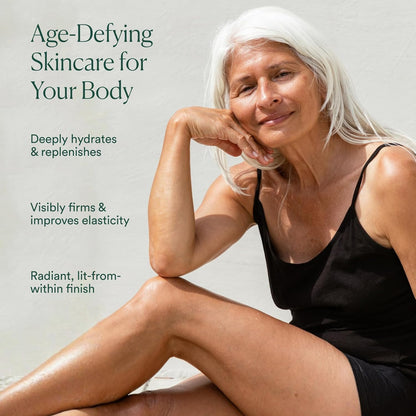 OSEA Anti-Aging Body Balm 5 oz - Firming & Tightening Body Lotion for Hydration - For Silky Glowing Skin - Nutrient-Rich Seaweed Body Lotion - Clean & Vegan Body Care Anti-Aging Body Moisturizer