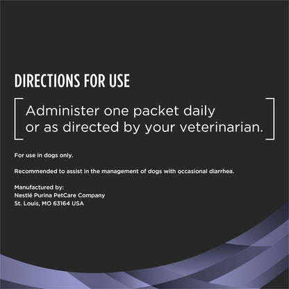 Purina Pro Plan Veterinary Supplements FortiFlora Daily Probiotics for Dogs, Helps Digestive Gut Health and Diarrhea - 30 ct. Box