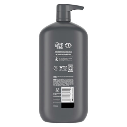DOVE MEN + CARE Body and Face Wash Exfoliating Deep Clean for Men, with 24-Hour Nourishing Micromoisture Technology Body Wash, 30 oz