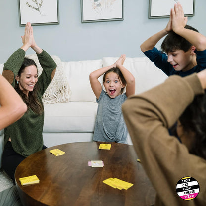 Taco Cat Goat Cheese Pizza Wildly Entertaining Card Game for Family and Group Game Night | Easy to Learn and Play with 10-15 Minute Rounds | Fun for Kids, Teens, Adults, and Families | 2-8 Players