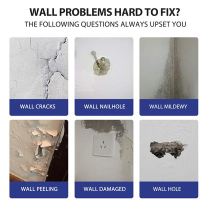 Drywall Repair Kit,2 Pack Wall Mending Agent,Wall Spackle with Scraper, Wall Surface Hole Fill Quick and Easy Solution
