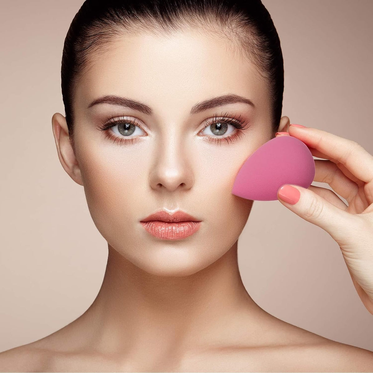14PCS Makeup Sponge Set, Beauty Blender Sponge for Foundation Blending with 3PCS Mini Makeup Sponges & 4PCS Triangle Powder Puff, Soft Make Up Sponges for Face Cosmetic Applicator for Powder Liquid