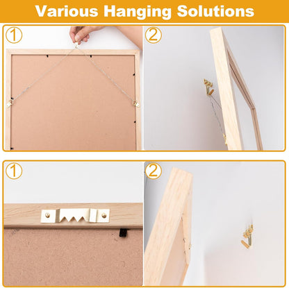 KURUI 303Pcs Picture Hanging Kit, Picture Hangers Assorted Kit with Heavy Duty Picture Hanging Hooks/Hardware Nails/Sawtooth/Wire/D Rings/Level, Metal Picture Wall Hooks for Frame Canvas Mounting