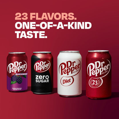 DR PEPPER ZERO SUGAR - 12 OZ, 12 PK