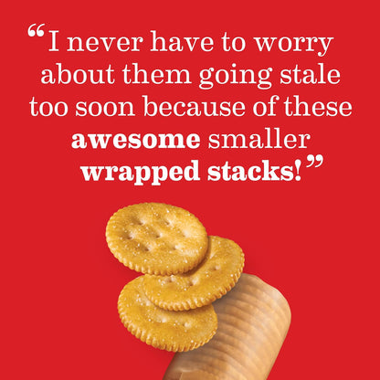 RITZ Fresh Stacks Original Crackers, Party Size, Travel Snacks, 23.7 oz (16 Multi Snack Packs)