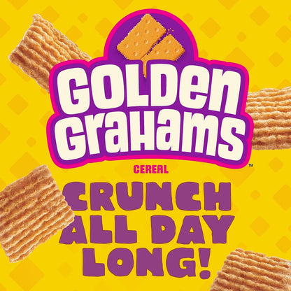 Golden Grahams Breakfast Cereal, Graham Cracker Taste, Made with Whole Grain, Family Size, 18.9 oz