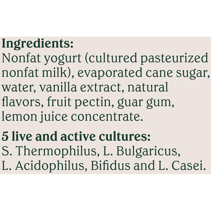 Chobani® Vanilla Blended Non-Fat Greek Yogurt 32oz