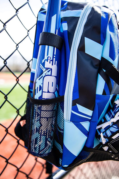 Rawlings | REMIX Backpack Equipment Bag | T-Ball & Youth Baseball / Softball | Royal