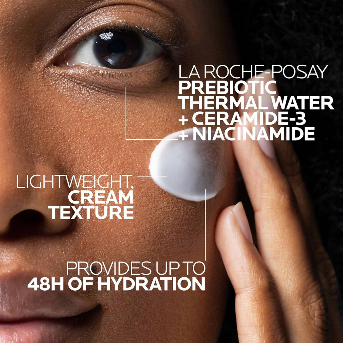 La Roche-Posay Toleriane Double Repair Face Moisturizer, Daily Moisturizer Face Cream with Ceramide & Niacinamide for All Skin Types, Immediate Comfort & Long Lasting Hydration, Fragrance Free